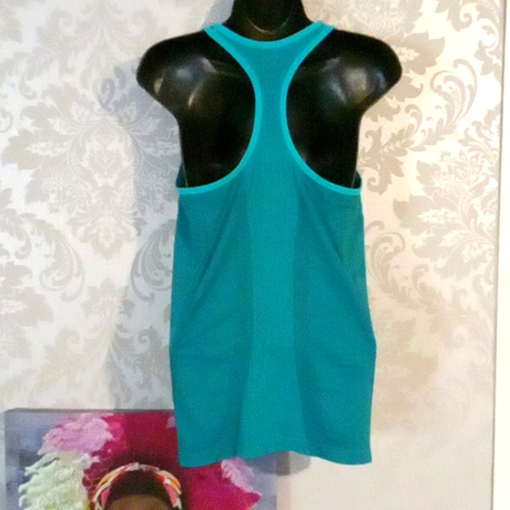 Avia Turquoise Racerback Tank Top - Picture 4 of 6